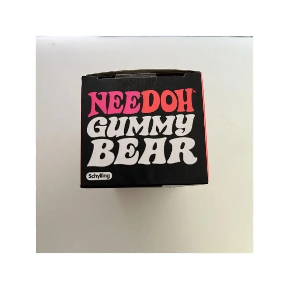 Schylling NeeDoh Gummy Bear Orange Fidget Stress Toy Squishy Nee Doh New In Box